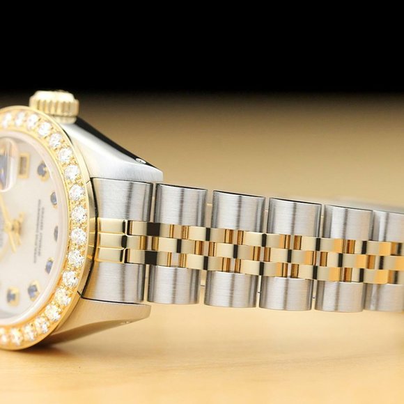 Sale! Rolex Ladies 1ct++ 18k Diamond Watch! WOW!!
